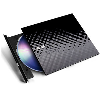 华硕(ASUS) 8倍速 USB2.0 外置DVD刻录机 黑色(兼容苹果系统SDRW-08D2S-U)