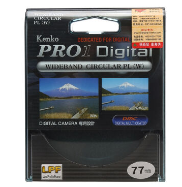 肯高（KENKO） PRO1 Digital CPL（W） 77mm 超薄圆偏振镜