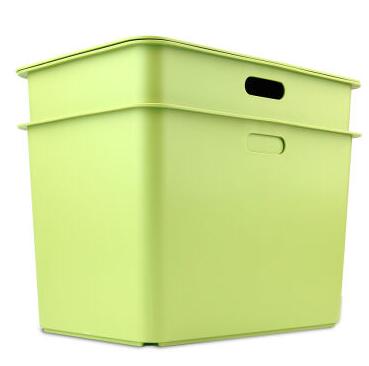 茶花 方形储物收纳盒20L 2887 2支装