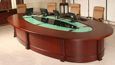 光润家具 油漆会议桌 4800*2500*780 桌子 沈阳市区内（包括苏家屯）免费配送安装 外地面议
