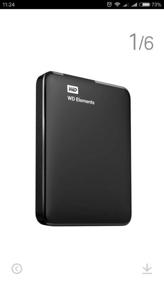 索广数码（西部数据（WD） Elements 新元素系列 2.5英寸 USB3.0 移动硬盘 1TB（WDBUZG0010BBK））
