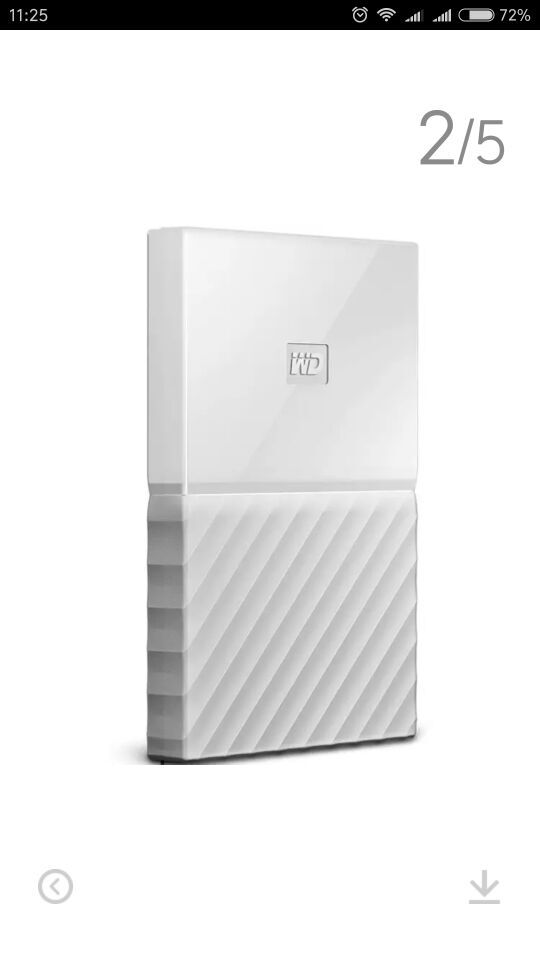 索广数码（西部数据（WD）New My Passport 1TB 2.5英寸 闪耀白 移动硬盘 WDBYNN0010BWT-CESN）