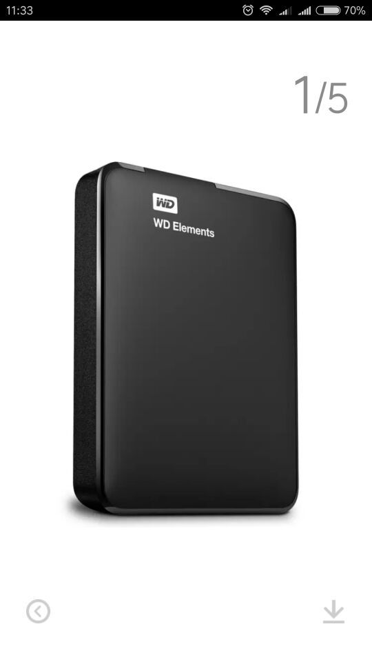 索广数码（西部数据（WD） Elements 新元素系列 2.5英寸 USB3.0 移动硬盘 3TB（WDBU6Y0030BBK））